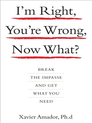 cover image of I'm Right, You're Wrong, Now What?